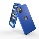 Apple iPhone 11 360 Blaue Hülle mit Schutzglas