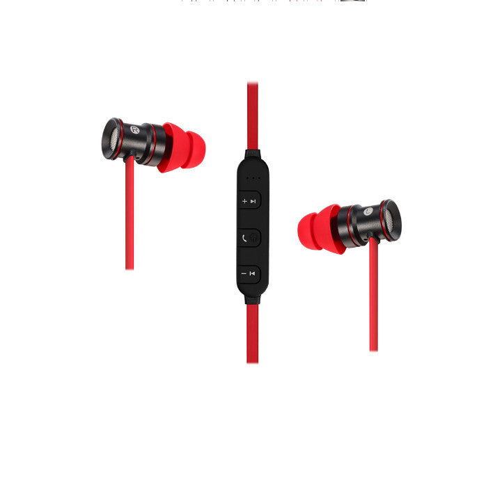 Sport Red ChargeSound Wireless Bluetooth 4.1 Earphones with Microphone